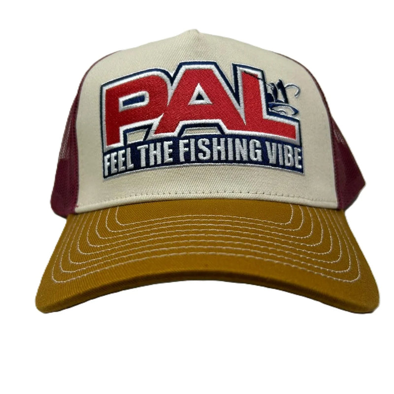 Cap PAL White/Brown/Red